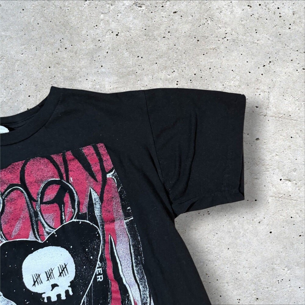 Alkaline Trio Heart Skull Scissors Band Graphic T Shirt Tultex Medium M - Picture 3 of 8